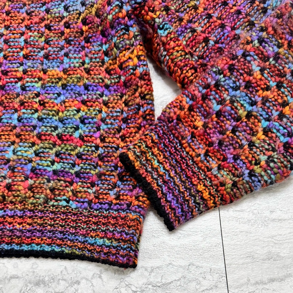 St. John Vintage by Marie Gray Wool turtleneck Sweater. Size L - Picture 8 of 10